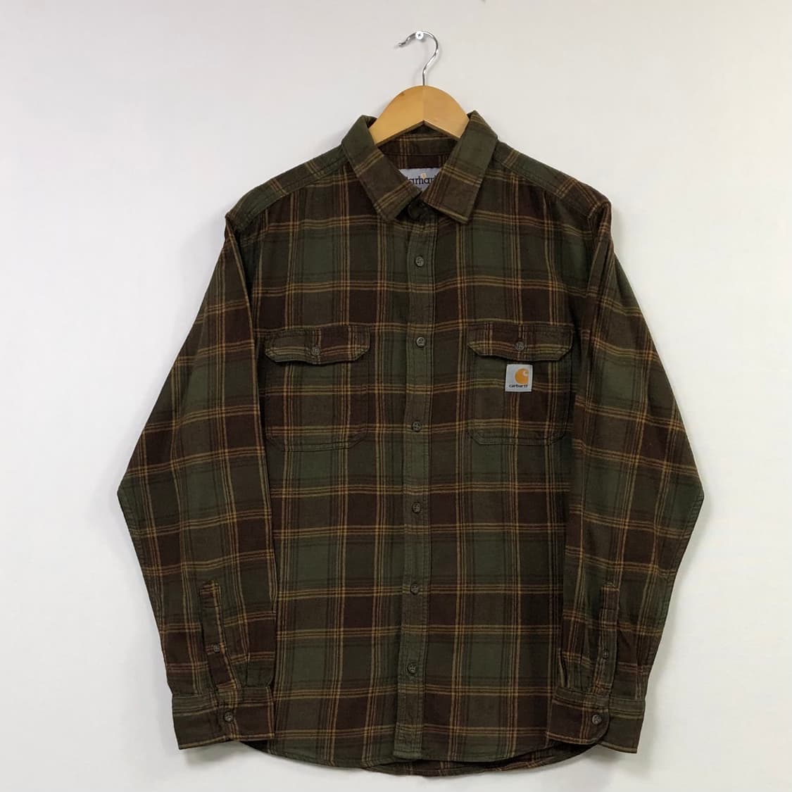 L 칼하트 체크 워크 남방 상품이미지2