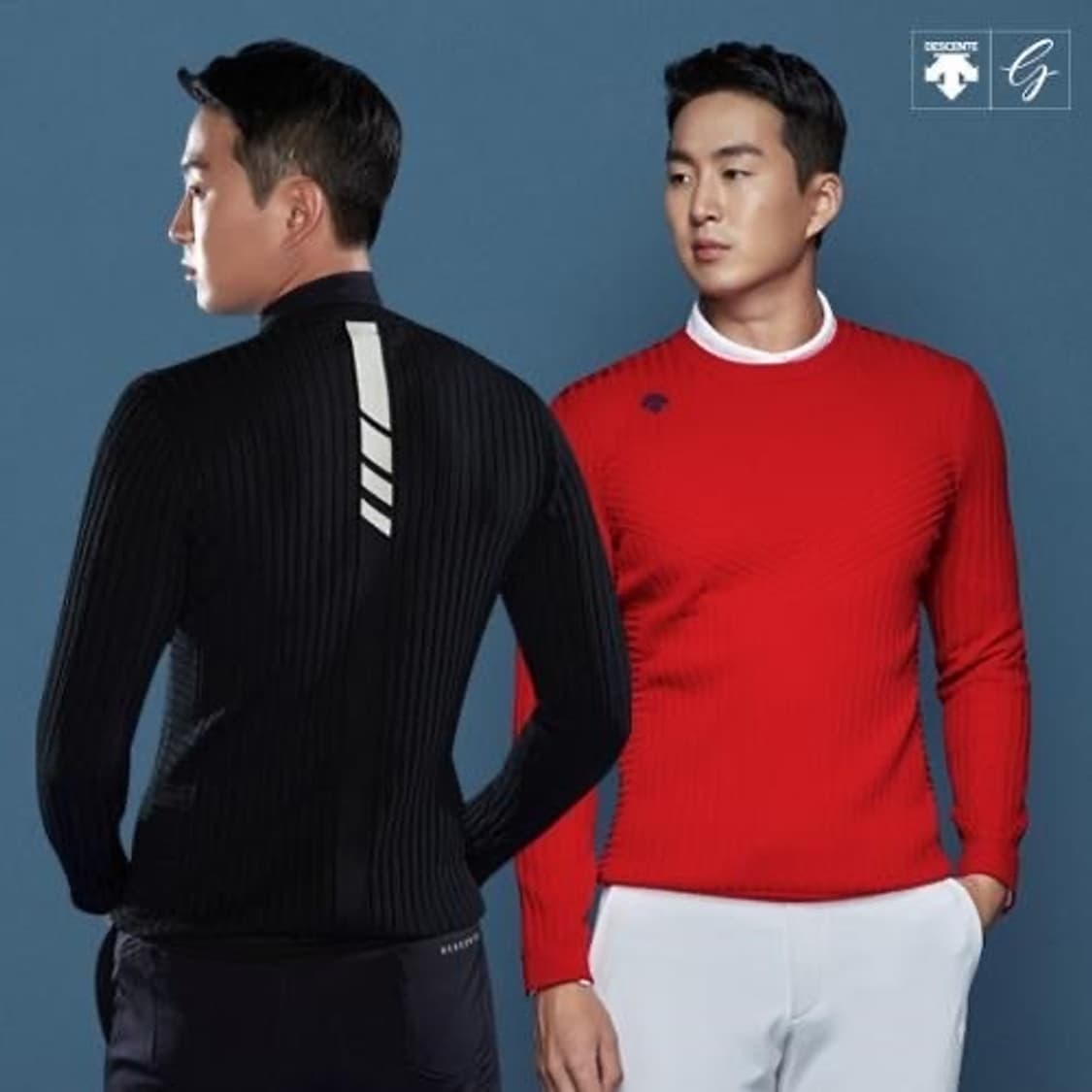 데상트골프 라운드넥 니트 상품이미지8