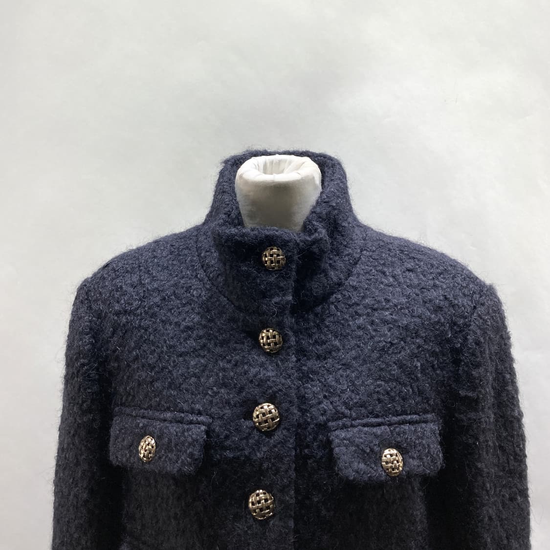 줄로그 여성 부클 트위드자켓 블랙 55-66 상품이미지2