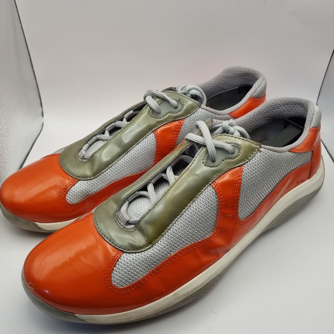 프라다 아메리칸컵 슈즈  오렌지 11.5 상품이미지4