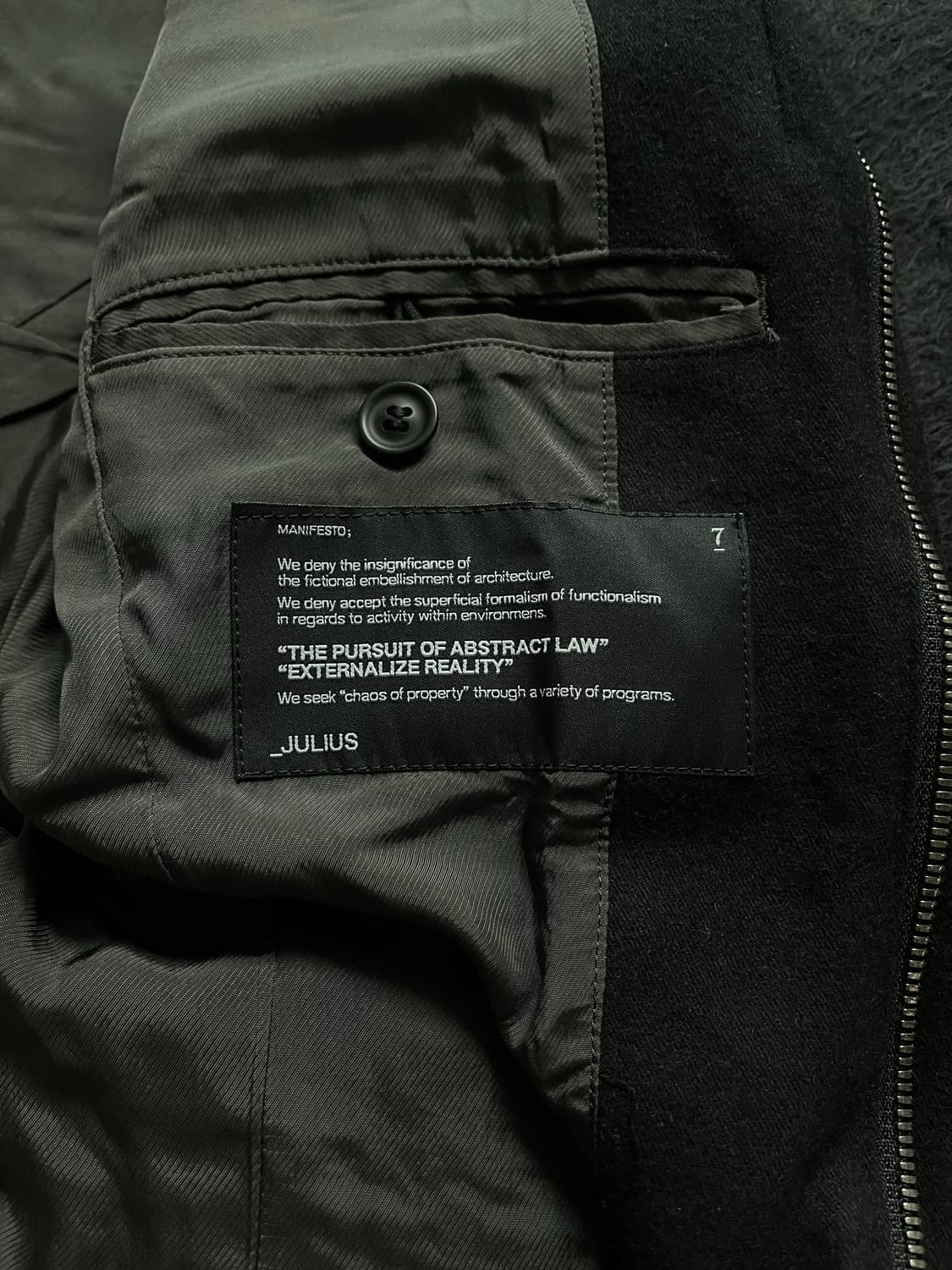 Julius FW12-13 Angora Nylon Serge Jacket 상품이미지3