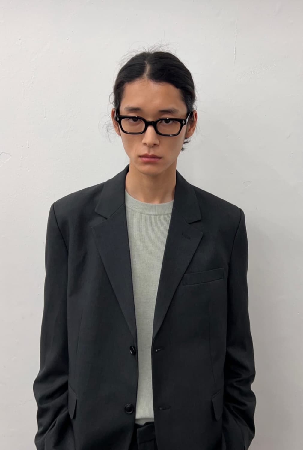 펄바켄 퓨리 009 블랙 안경 스퀘어 안경 뿔테 상품이미지8