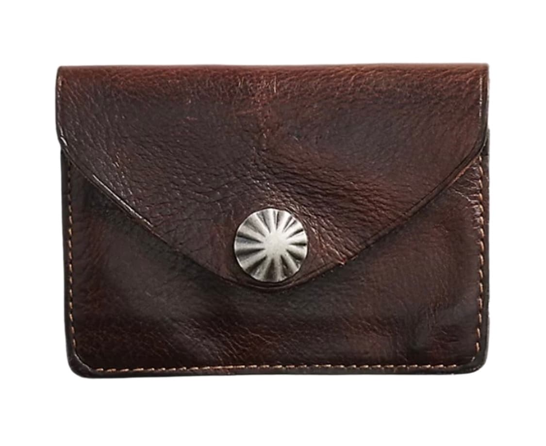 더블알엘 레더 카드 케이스 다크 브라운 상품이미지1