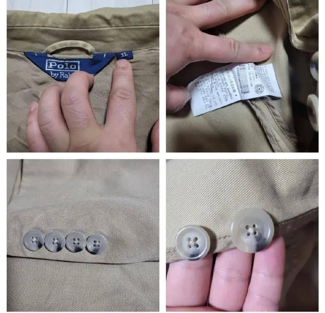 (XL) 90s 두산폴로 폴로자켓 폴로헤링본자켓 폴로가디건 폴로랄프로렌 상품이미지9