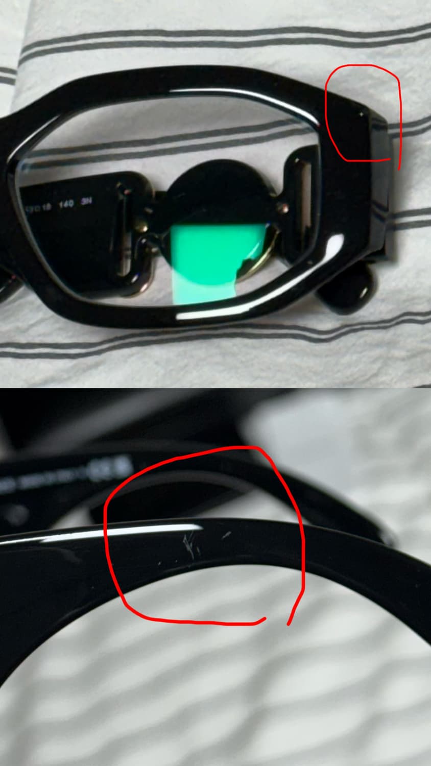 베르사체 메두사 템플 선글라스 상품이미지4