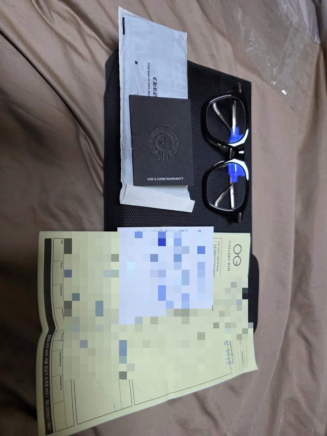 크롬하츠 컴프션 a  블랙/실버 안경 상품이미지8