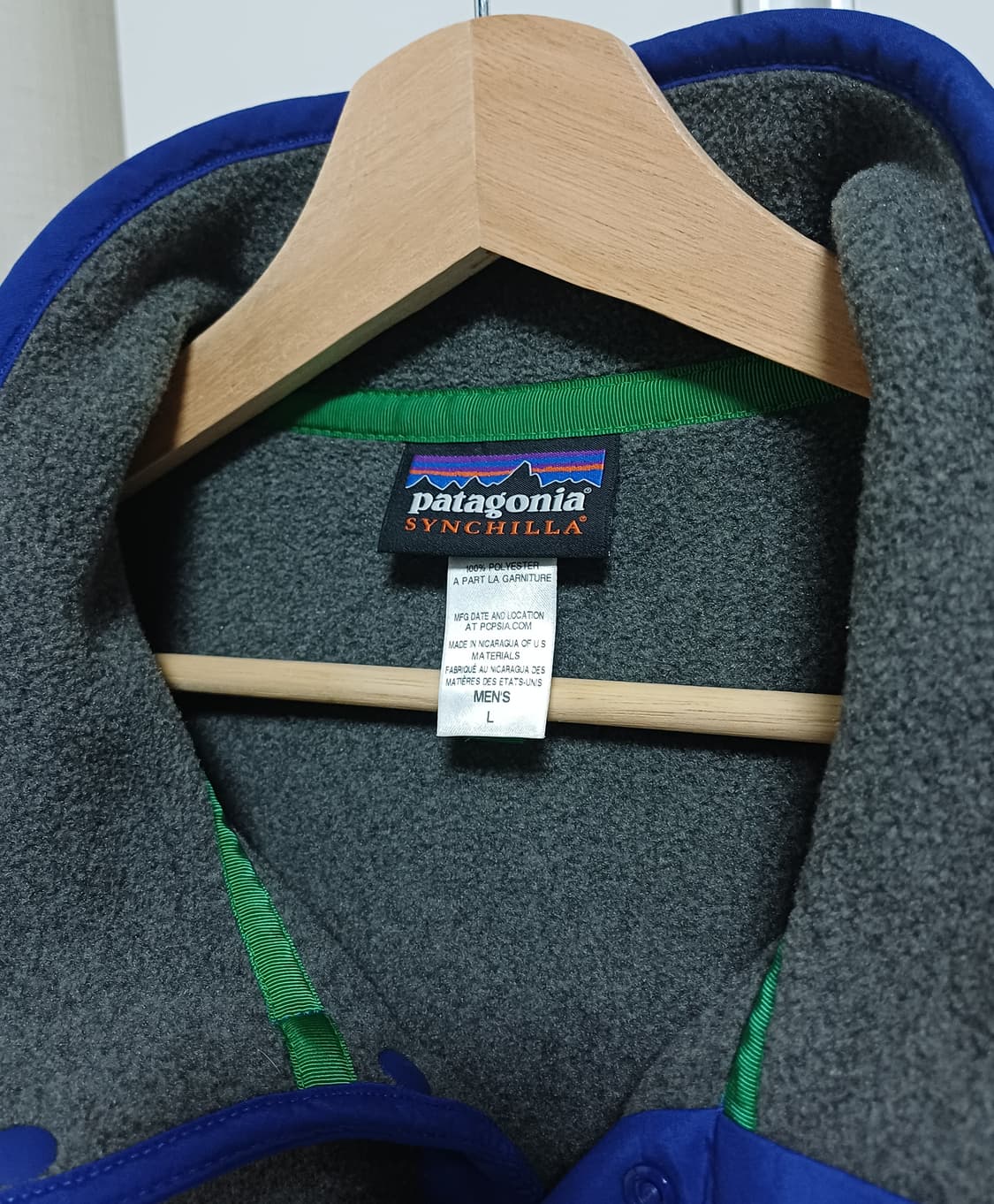 [L] 파타고니아 신칠라 스냅티 니켈 / 블루 상품이미지5