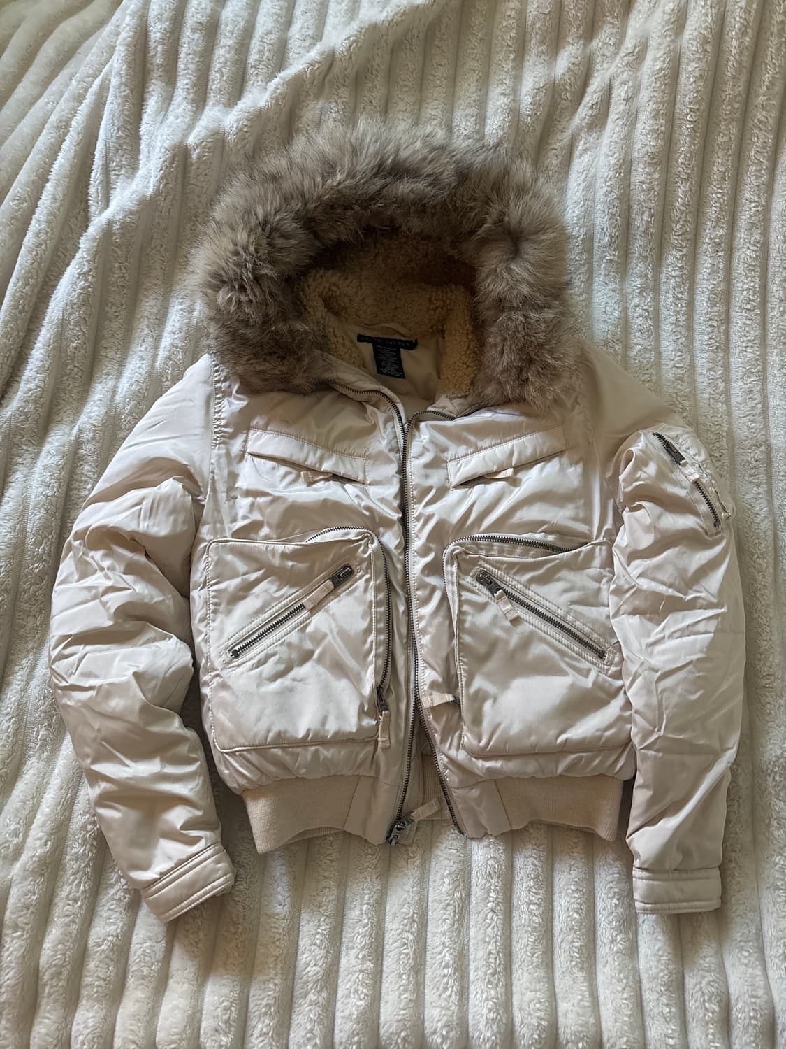 랄프로렌 퍼 트리밍 자켓 상품이미지1