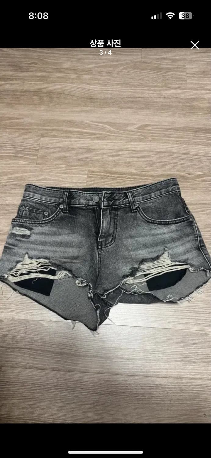 보헤미안서울 디스트로이드 숏팬츠 m 상품이미지2