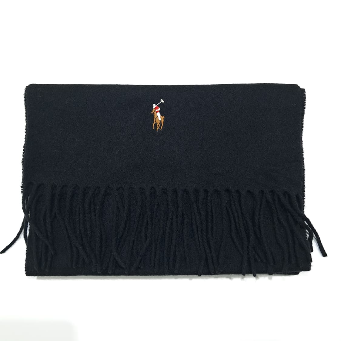 MX437 폴로 이태리판 램스울 멀티컬러포니 블랙 머플러 목도리 상품이미지7