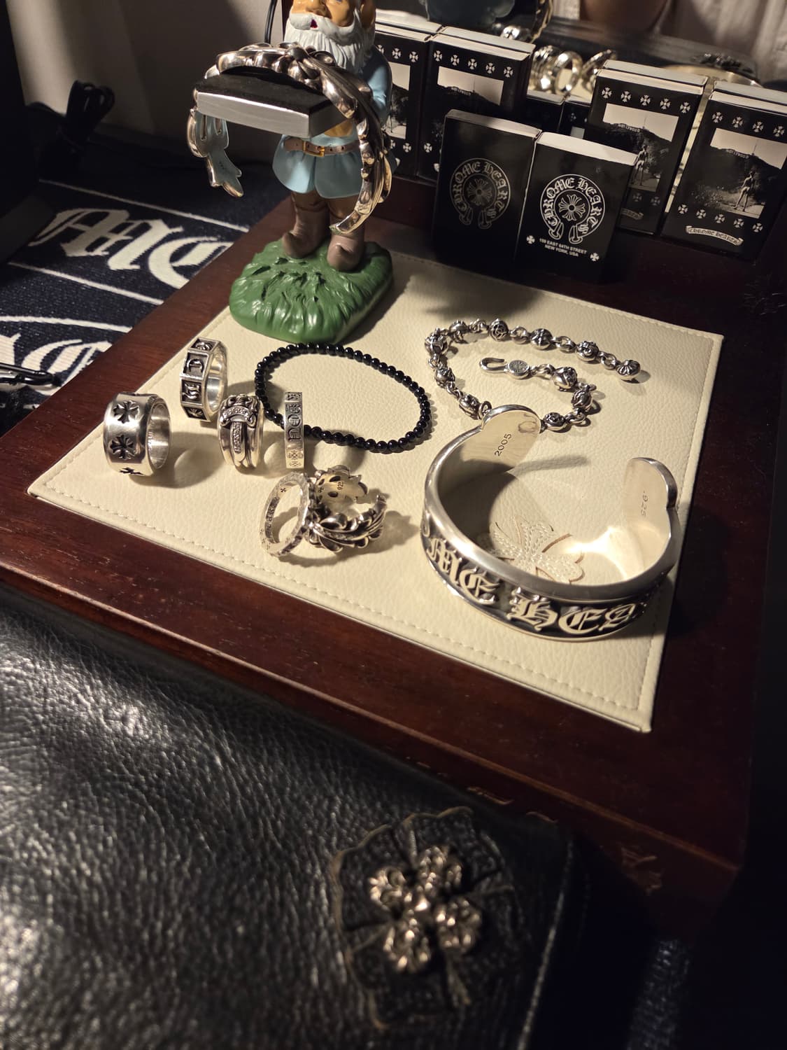 크롬하츠 스크롤 로고 뱅글팔찌(정품) 상품이미지1