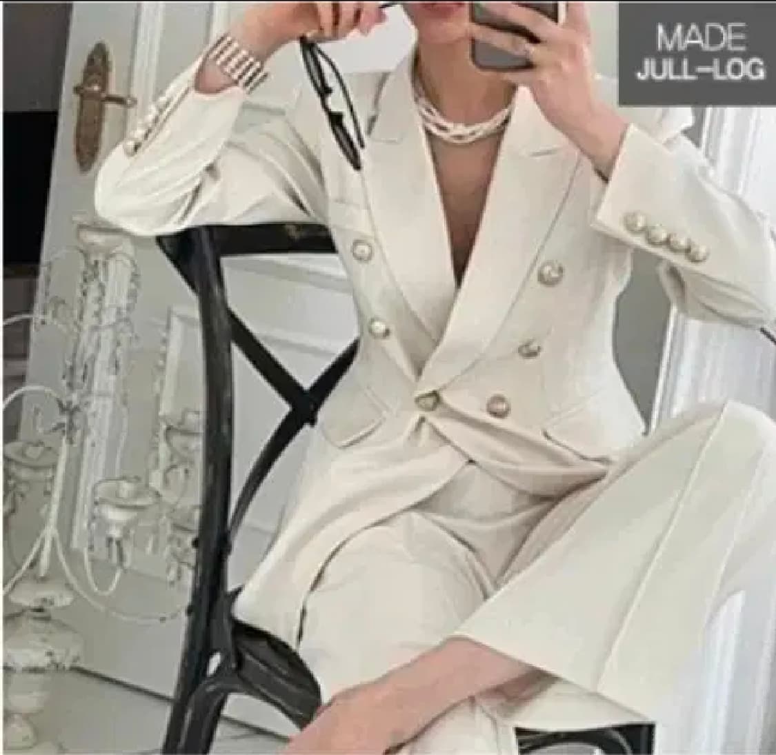 줄로그JULLLOG 더블자켓& 슬랙스셋업 상품이미지5