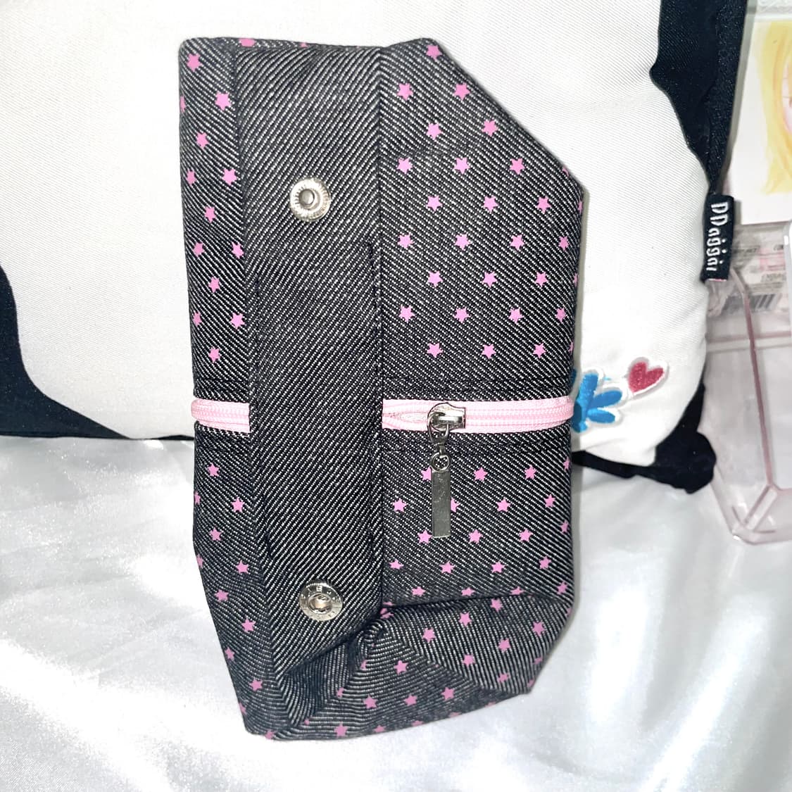 고전) 딸기 폴더블 펜슬 파우치 상품이미지4