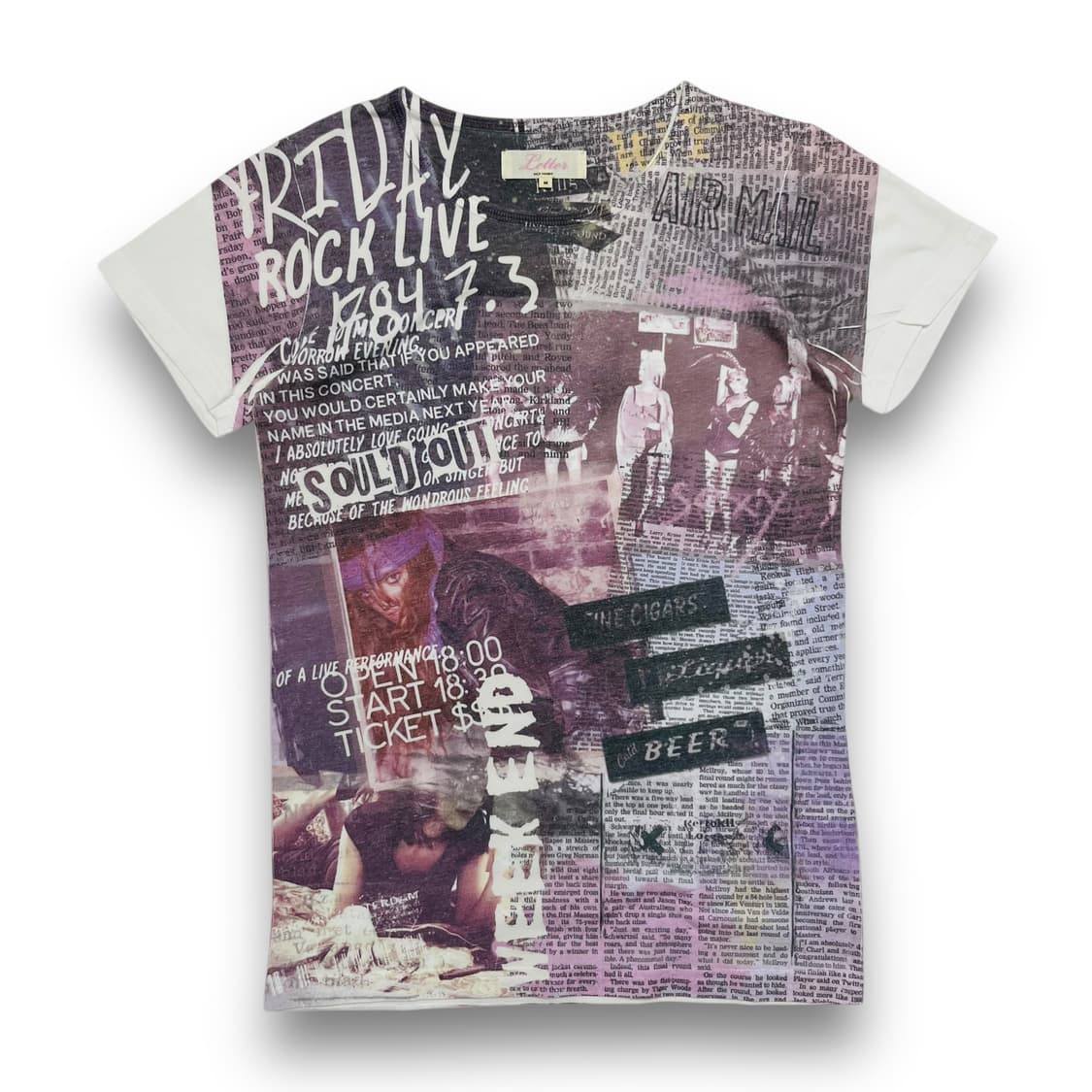 BACK NUMBER Funky Kinky Girl T-shirt 상품이미지2