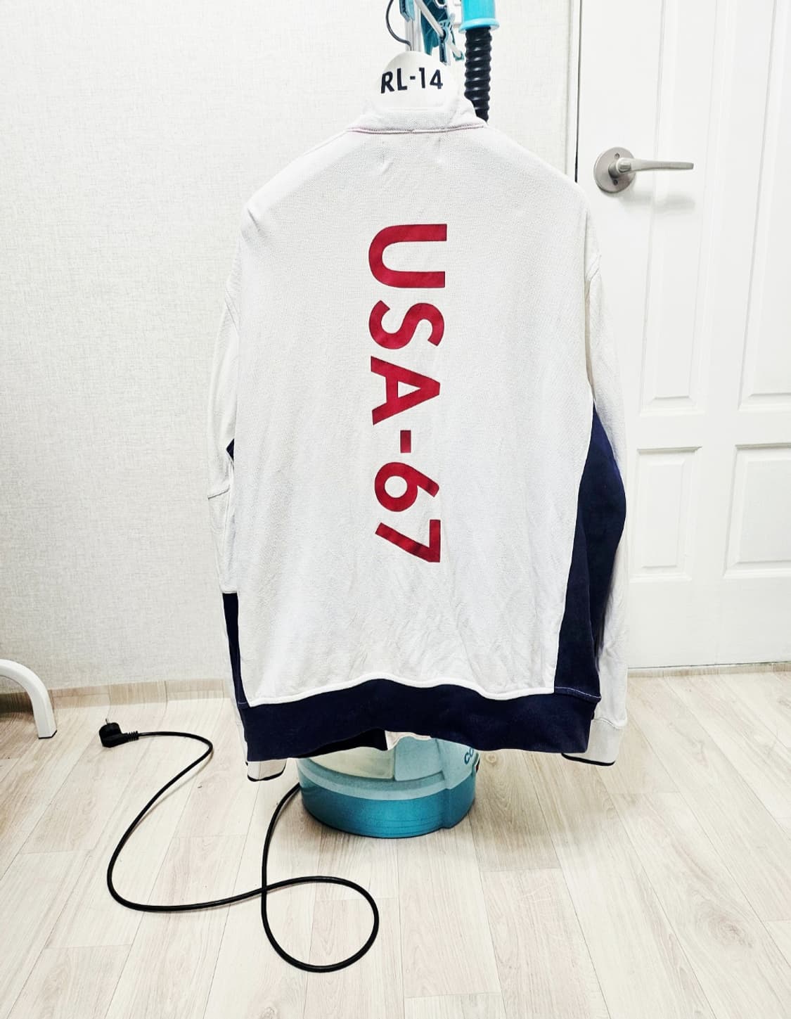 (105~110)XL우주매물 랄프로렌폴로빅포니USA[화이트]트랙탑집업자켓 상품이미지7