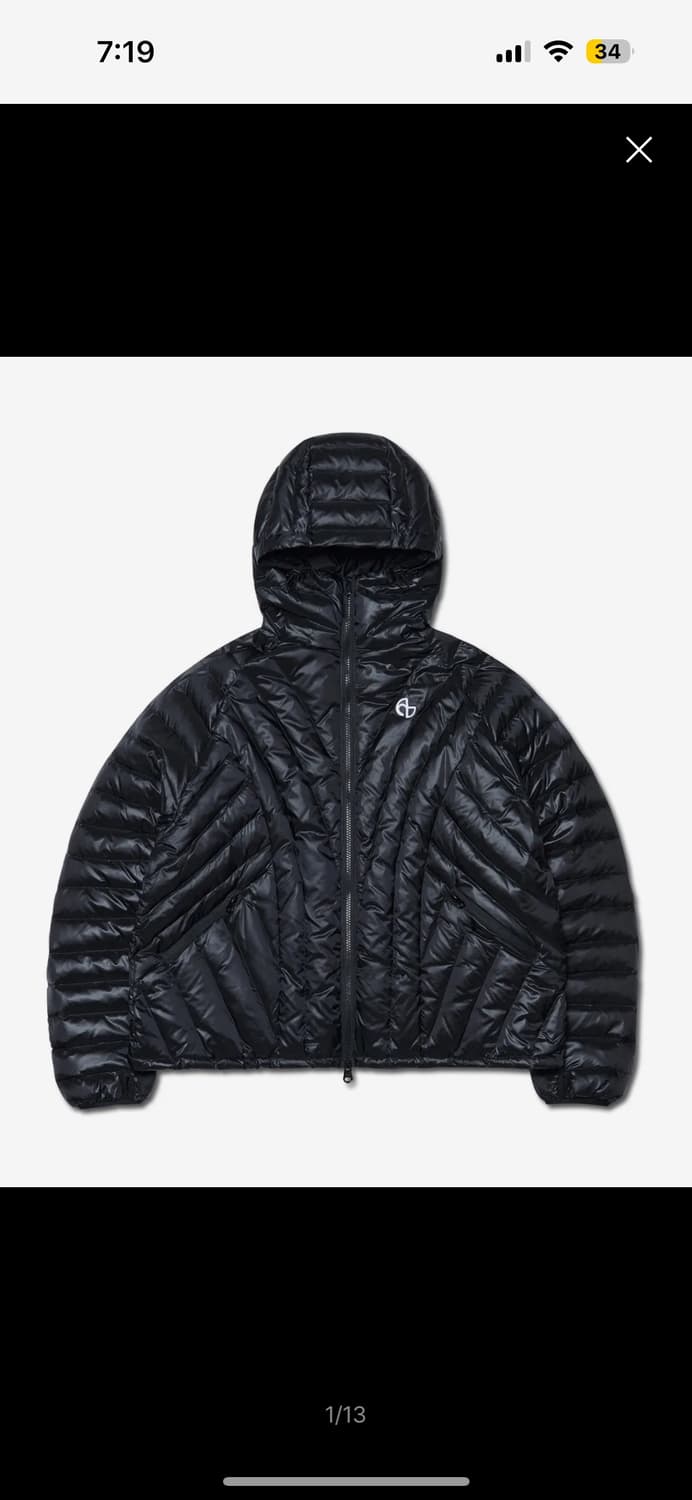 노메뉴얼 NUBES LIGHT DUCK DOWN - GLOSSY BLAC 상품이미지1