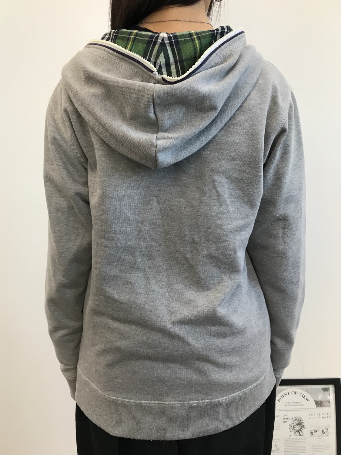 Movenpick Check Lined Zip Hoodie 상품이미지3