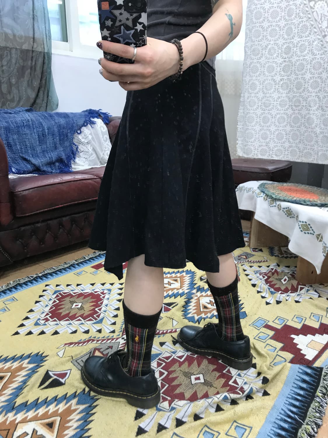 빈티지 모직 미디스커트 (Z1025) 상품이미지2