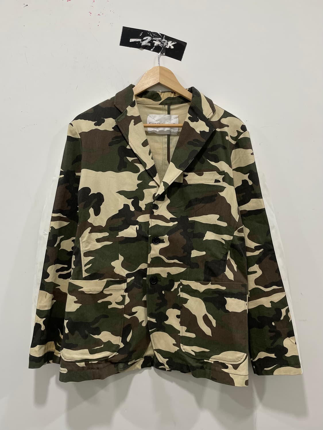 Jpn SUPERTHANKS 카모플라쥬 사이드 테이핑  블레이저 자켓 상품이미지2