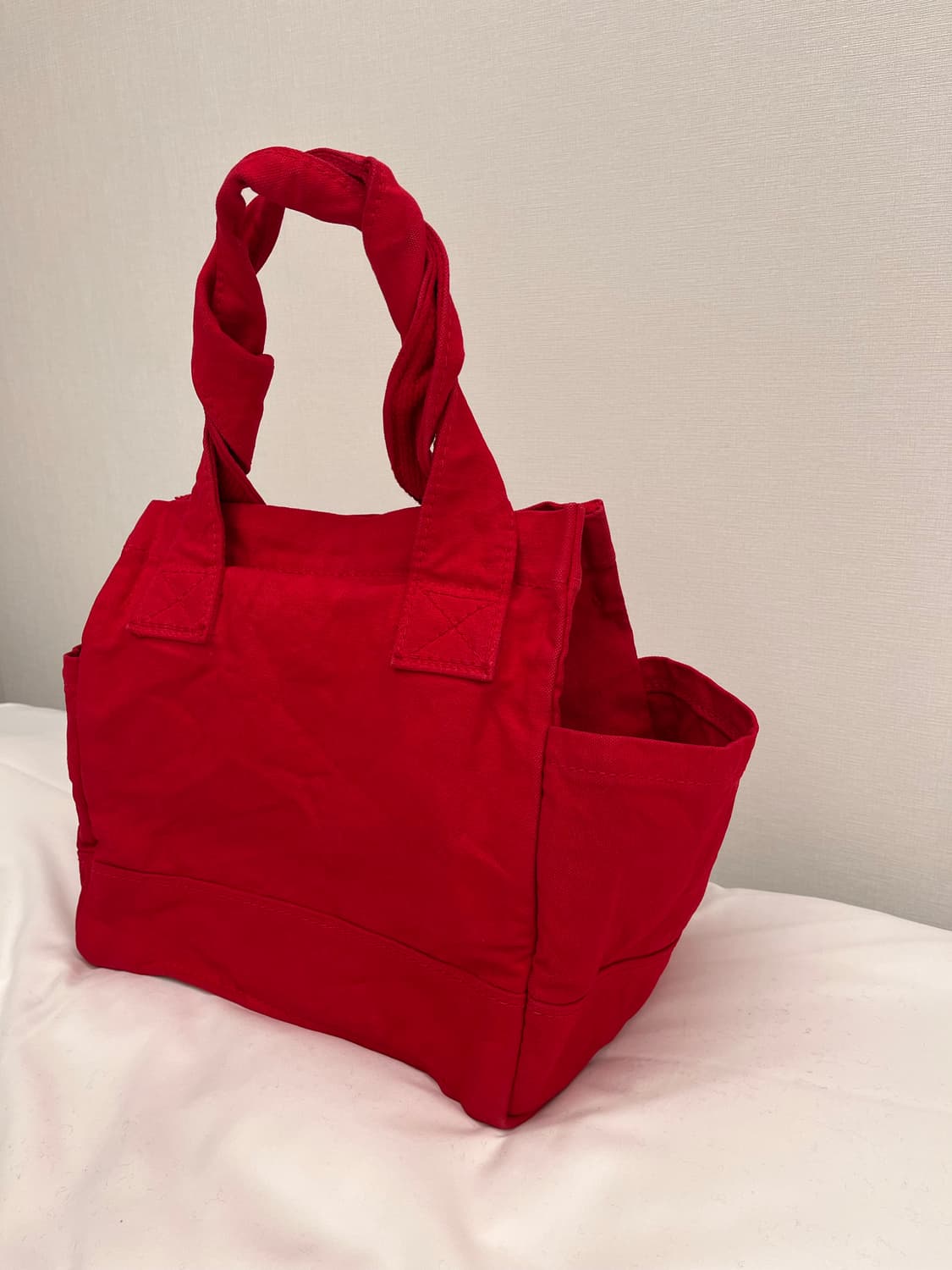 Kapital 캐피탈 No.6 캔버스 토트백 레드 상품이미지2