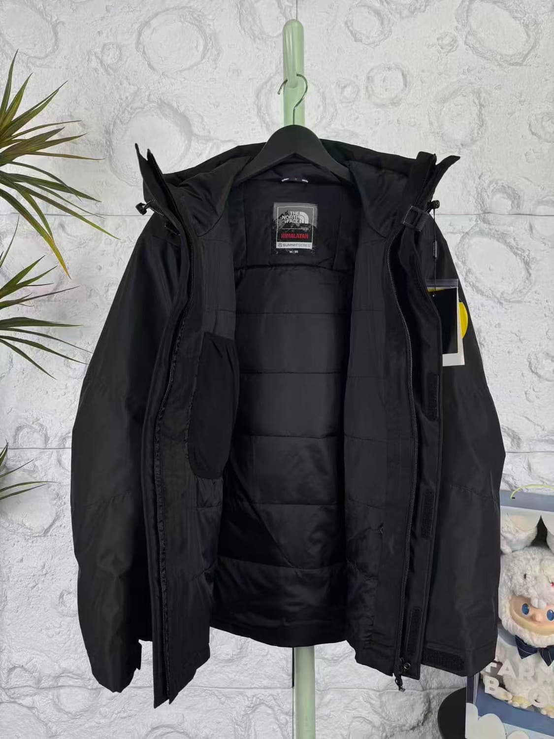 노스페이스 히말라야 집인집 파카 블랙 노 레이블(옷걸이 증정)국내매장판
 상품이미지7