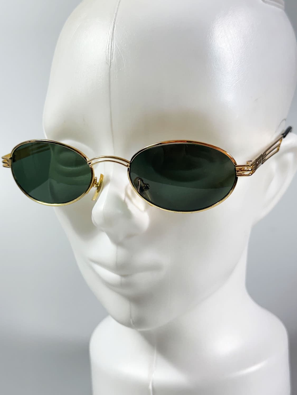 90s 유로피안 슬림 골드 오벌 프레임 빈티지 선글라스 상품이미지8