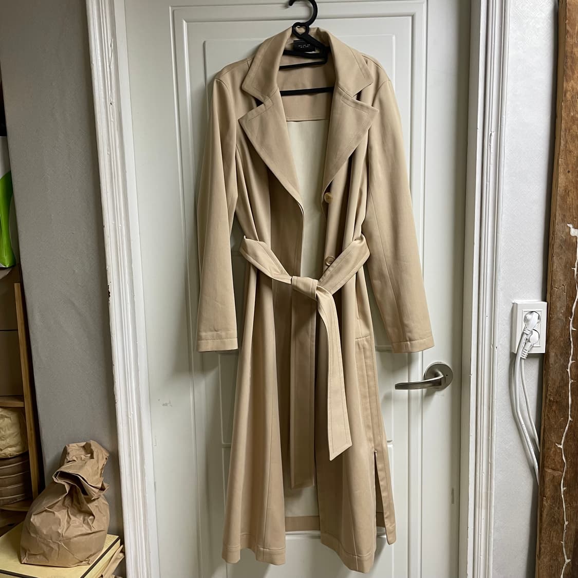 아크리스 실크 코튼 트렌치코트 상품이미지3