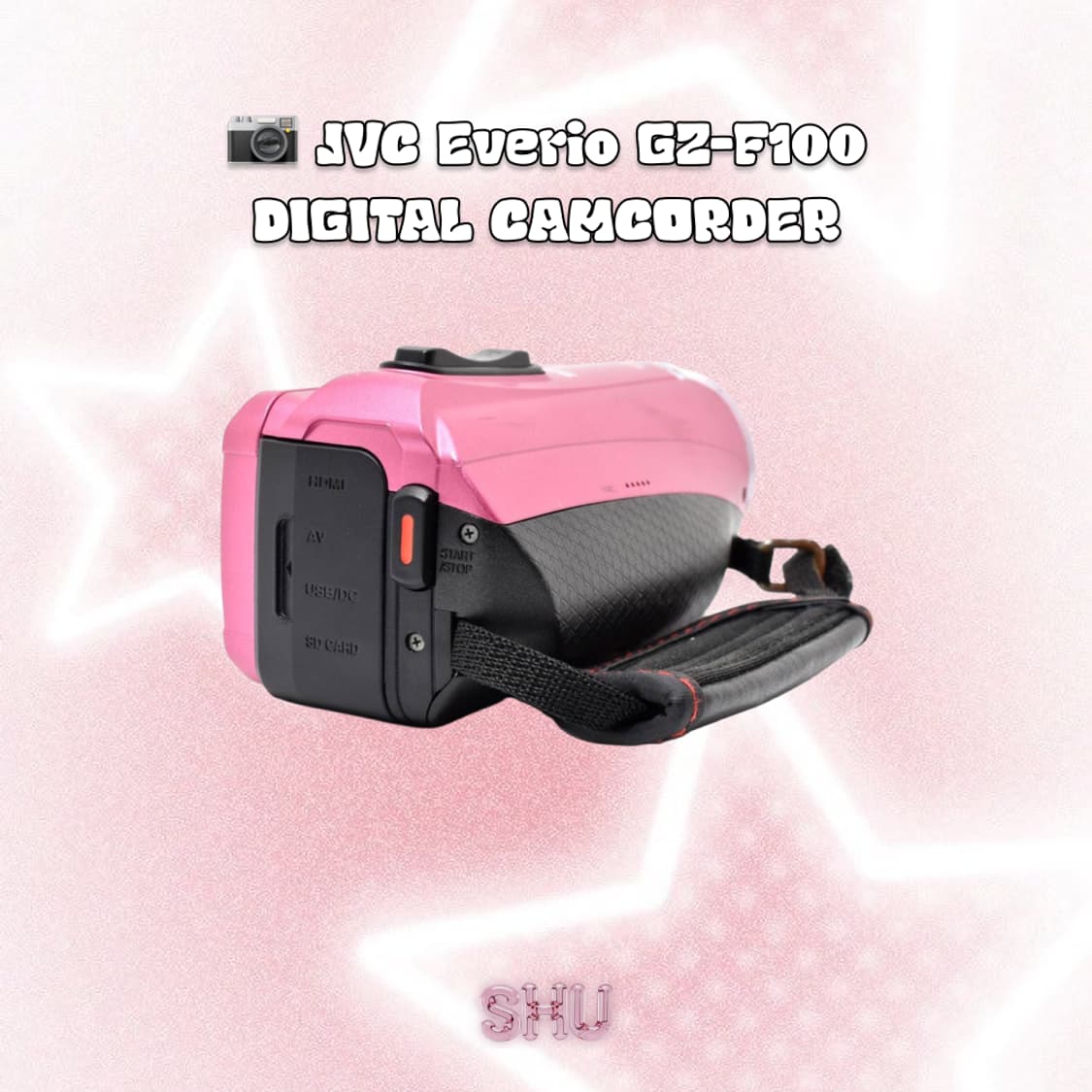 JVC 에브리오 GZ-F100 빈티지 디지털 캠코더 핑크 상품이미지5
