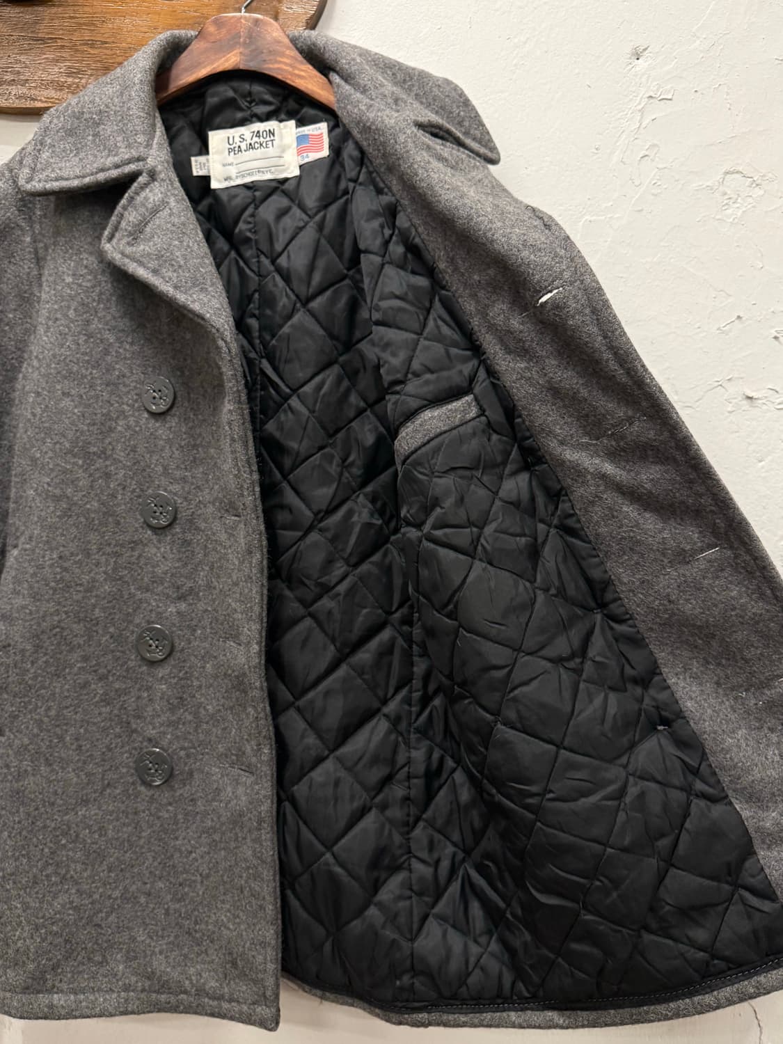 66) USA Schott NYC U.S. 740N Pea Jacket 상품이미지4