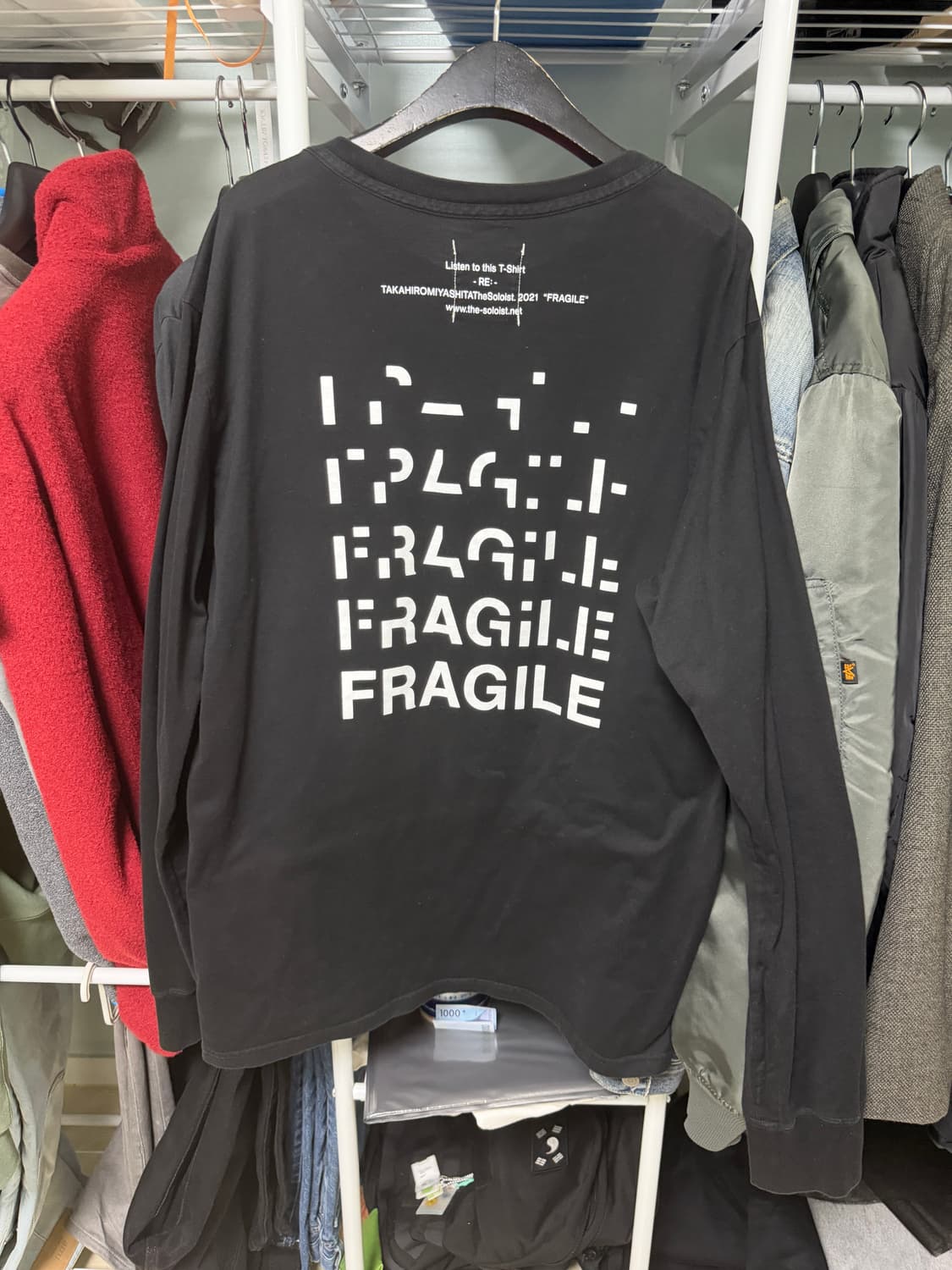Soloist. 21SS FRAGILE 롱슬리브 (54) 상품이미지1