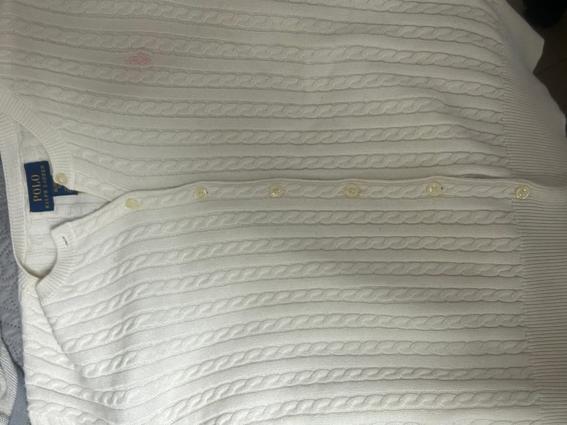 폴로 가디건 걸즈 xl (정품-qr인증 됨) 상품이미지3