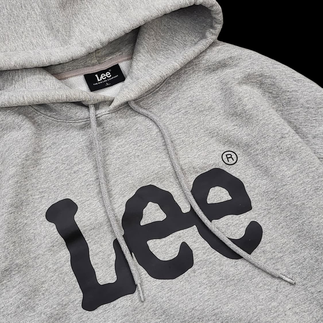 LEE 리 빈티지 그레이 빅로고 후드티 상품이미지6