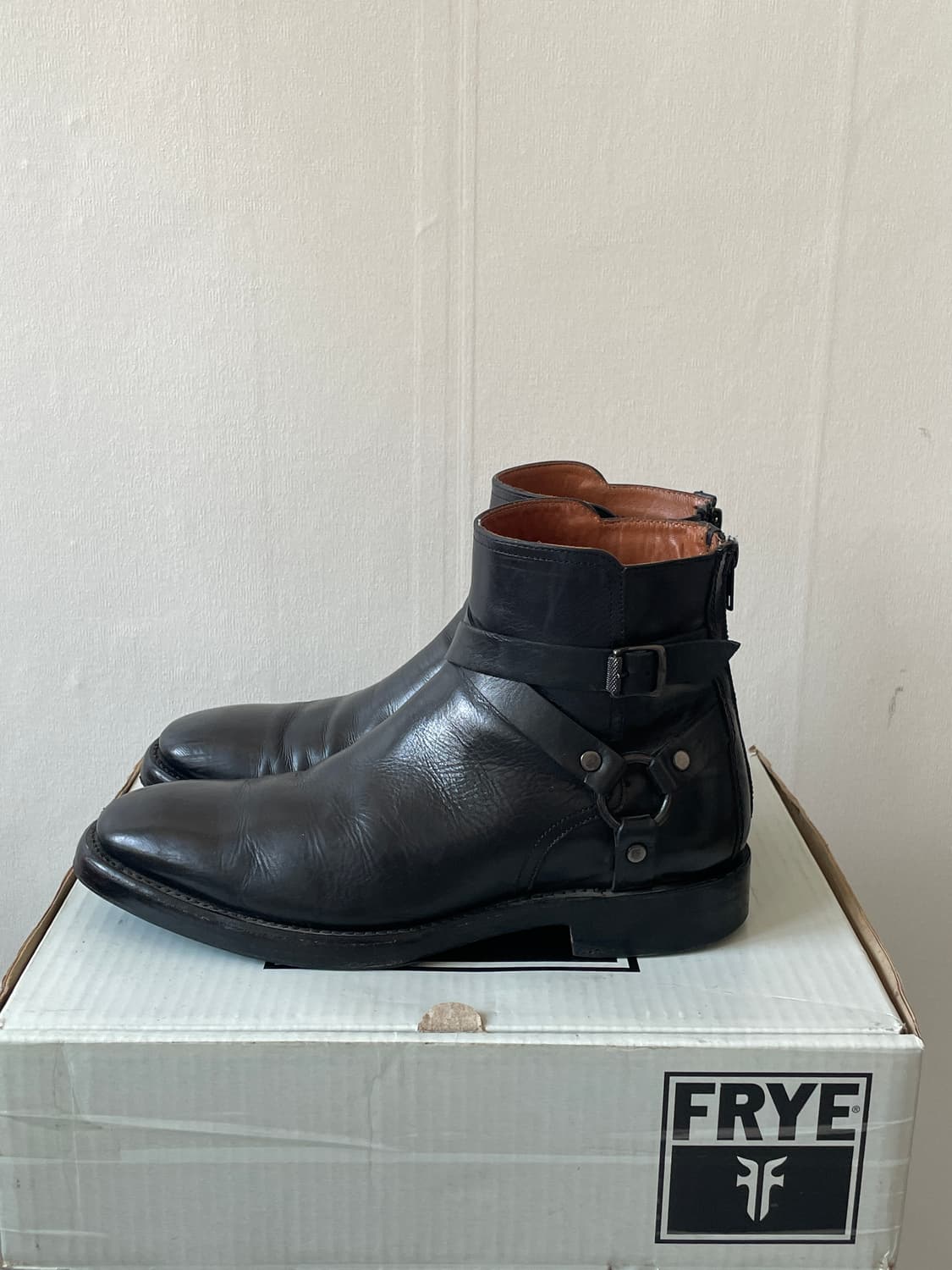 Frye US 9 / 270 웨스턴 크로스 스트랩 부츠 상품이미지1