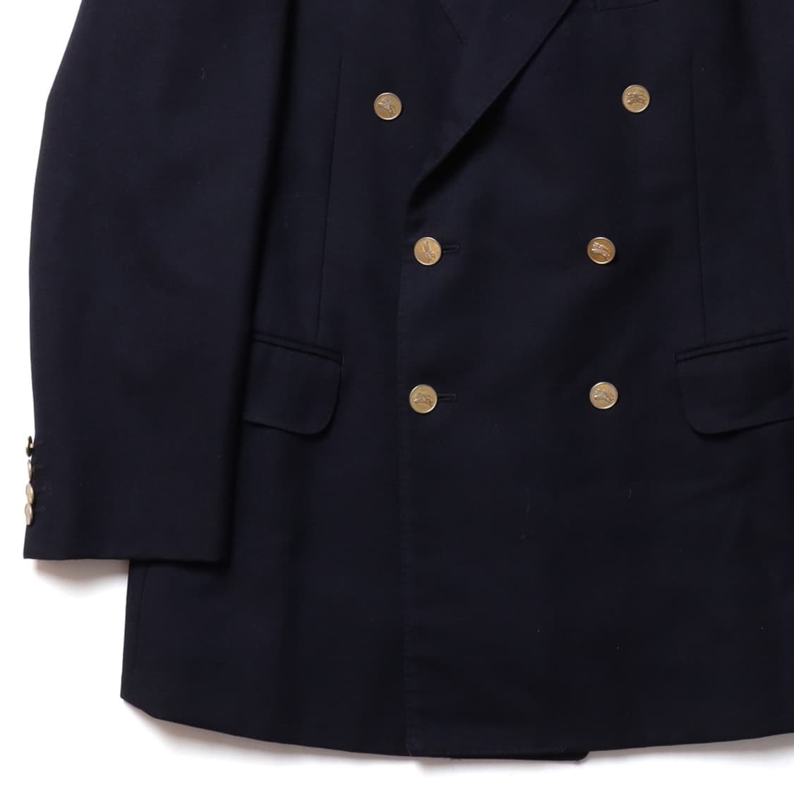 Burberrys Gold Button Double Wool Blazer 상품이미지3