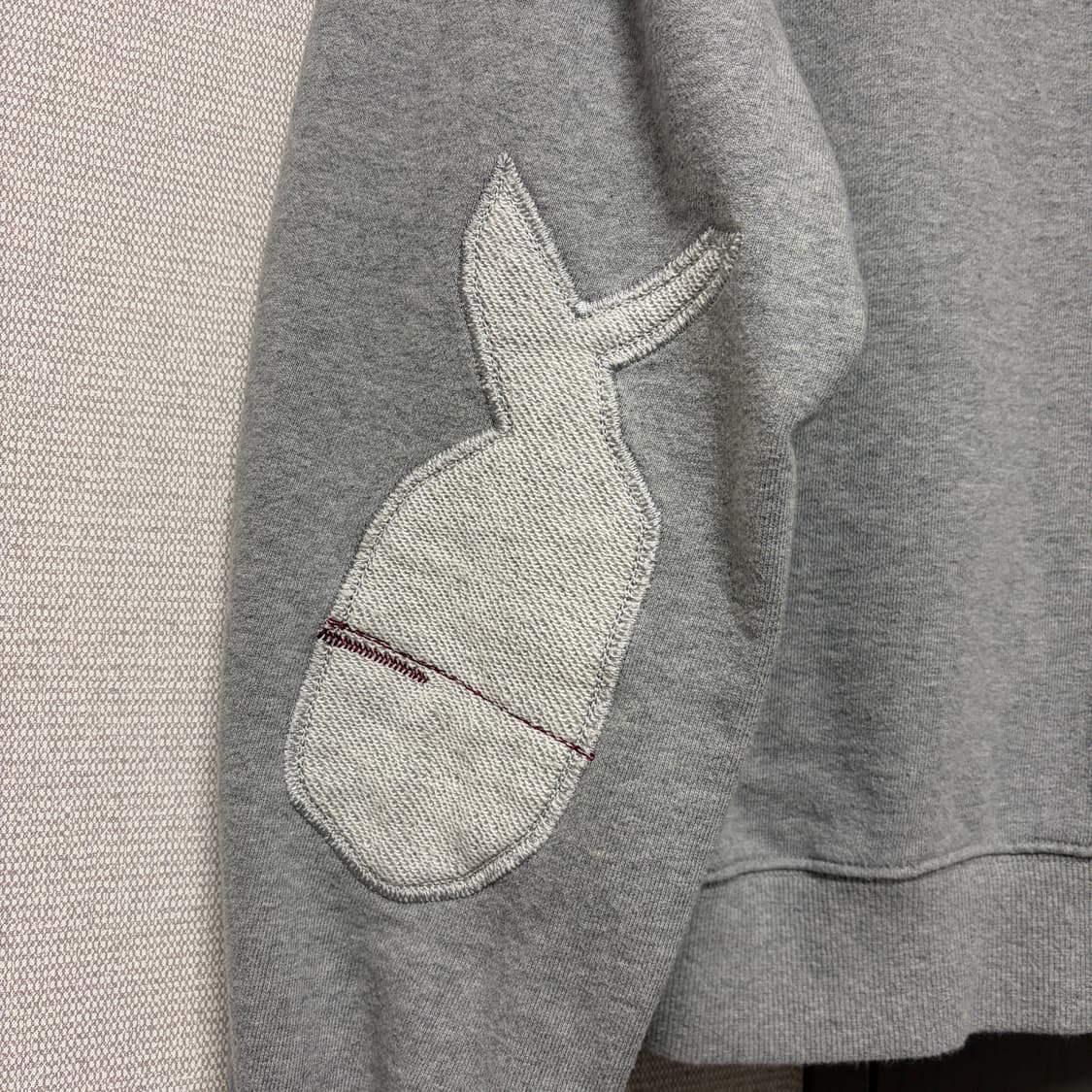 카락터 Crumple sweatshirt / Melange gray 상품이미지7