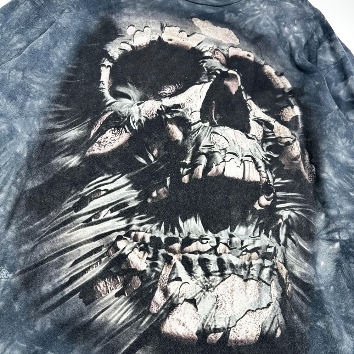 VTG 빈티지 메탈리카 스컬 타이다이 긴팔티셔츠 (3XL) 상품이미지3