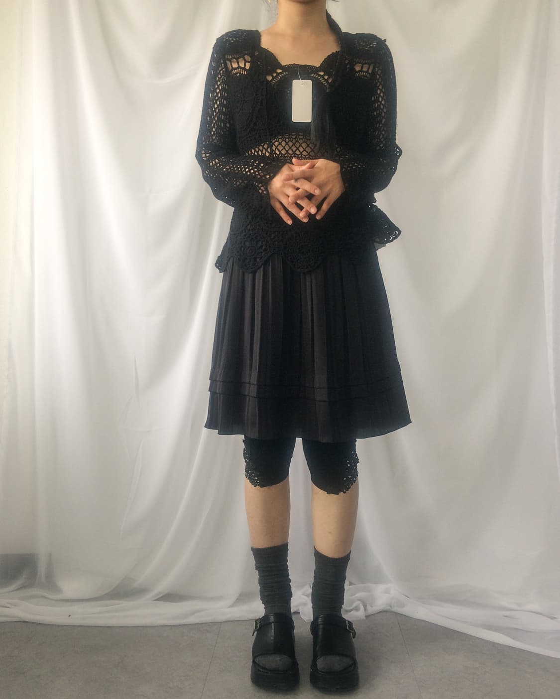 Pleats midi skirt 상품이미지3