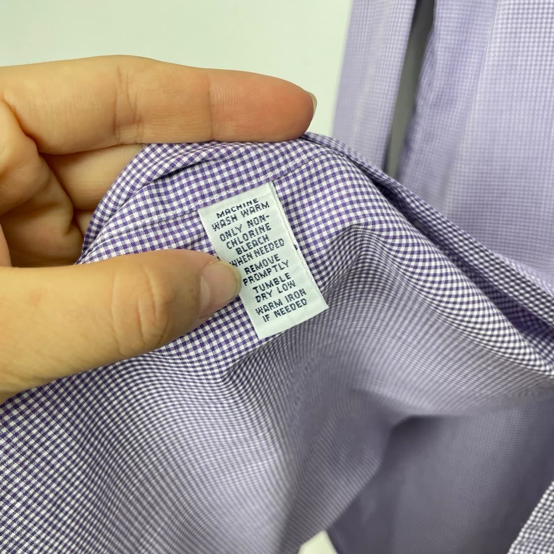 폴로 랄프 로렌 퍼플 마이크로체크 리젠트 셔츠 40-41 상품이미지3