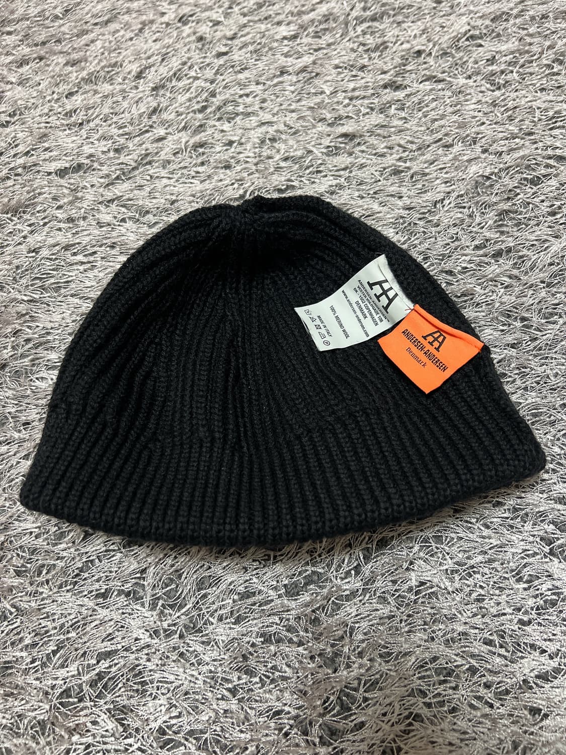 안데르센 안데르센) 검정색 니트 비니 상품이미지3