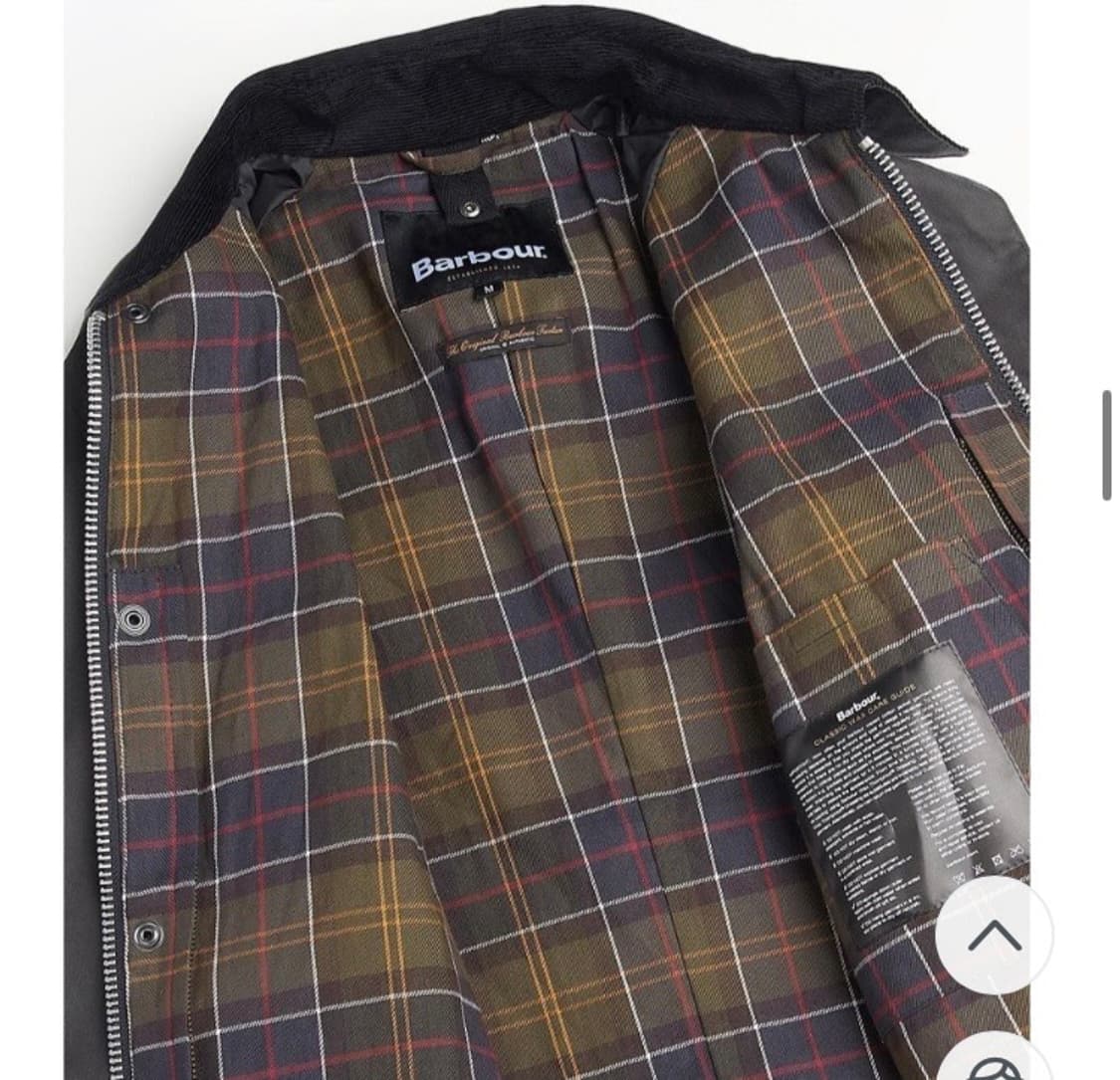 [새상품] 바버 애쉬비 왁스 자켓 S 그레이 상품이미지5