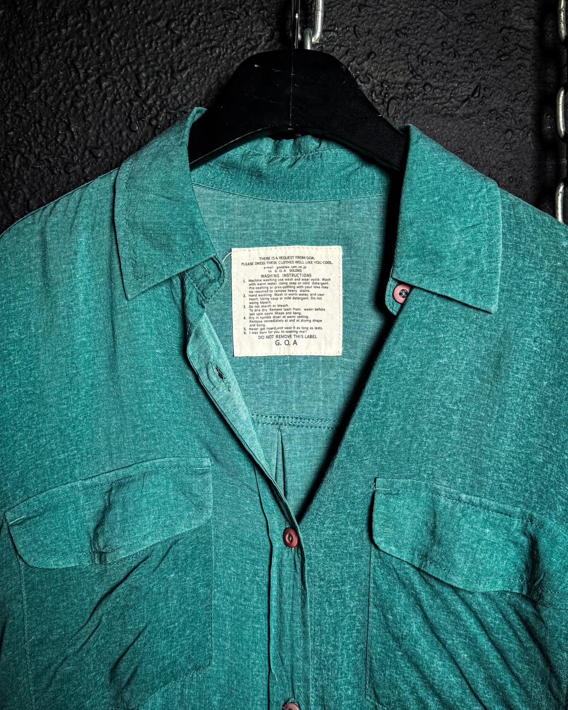 G.O.A – turquoise colored shirt 상품이미지7