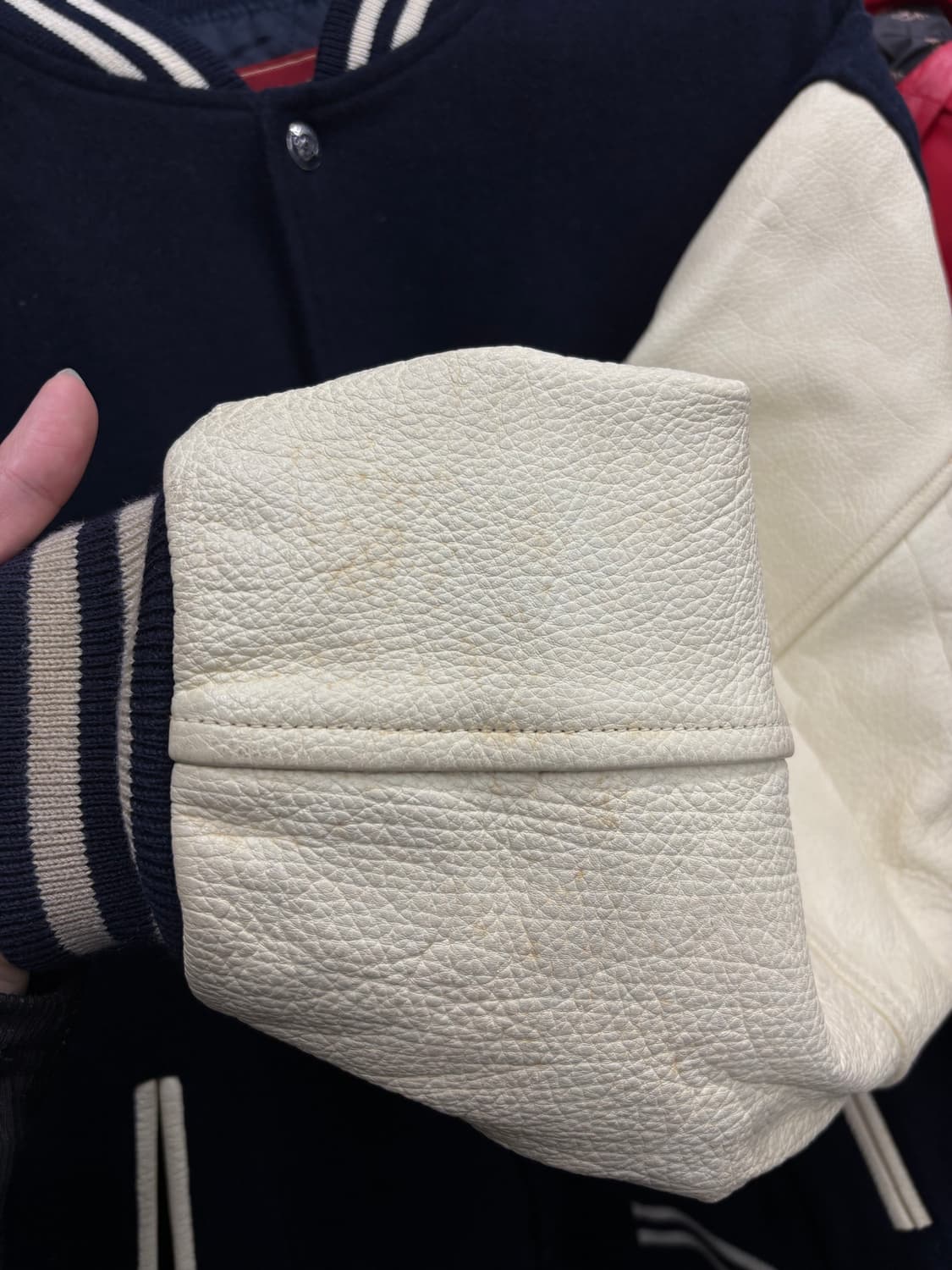 Chasecult 레더암 바시티 상품이미지7