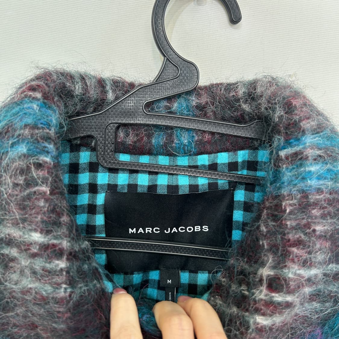 마크제이콥스 체크 오버사이즈 재킷 M 상품이미지3