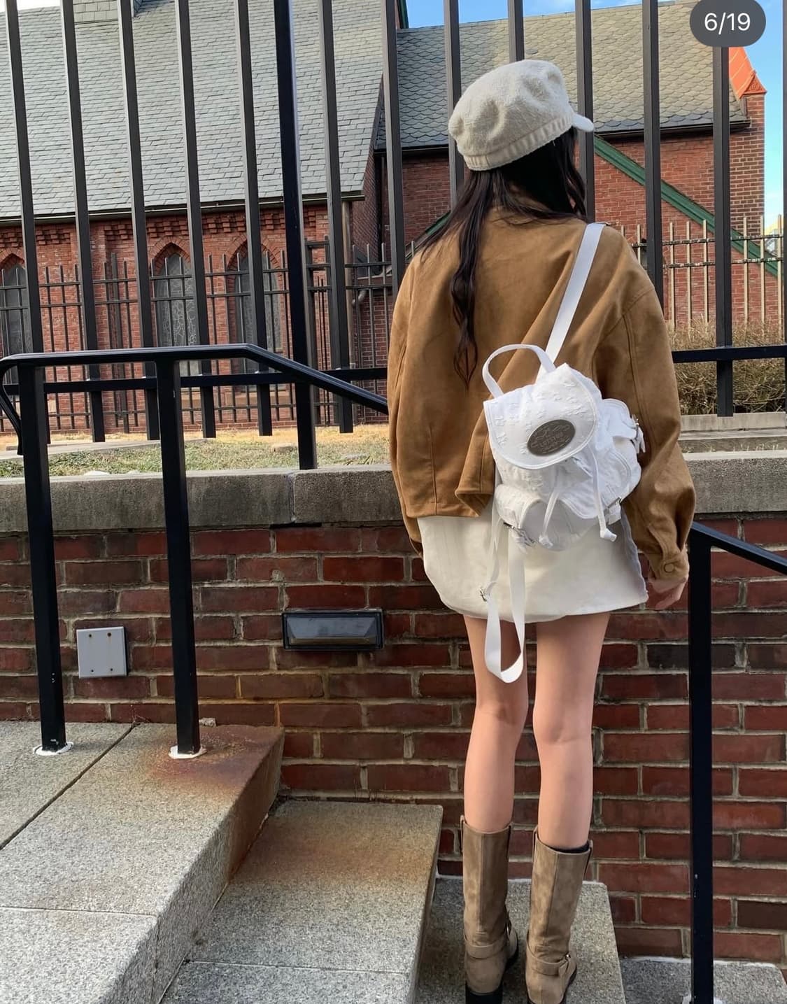 라츠유 백팩 화이트(제니백팩) 상품이미지4