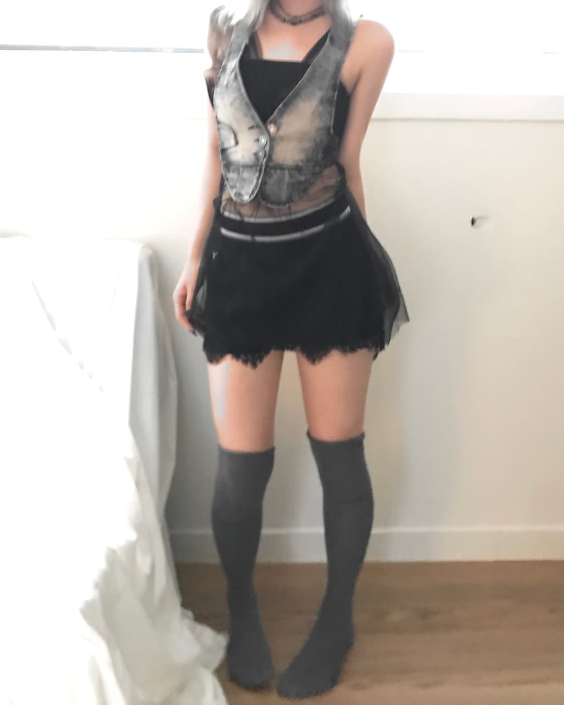 NBA black lace banded shorts 상품이미지8