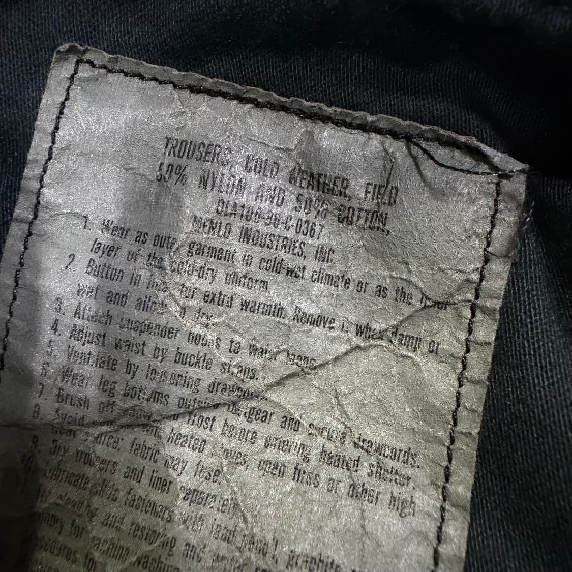 80s US ARMY M65 CARGO PANTS 상품이미지5