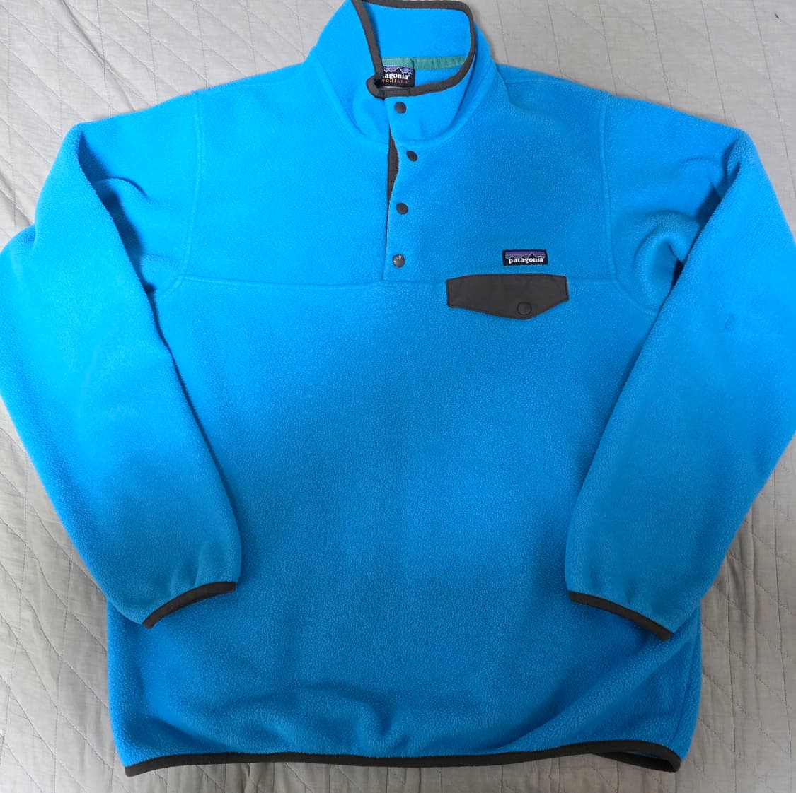 [W/XL] 빈티지 파타고니아 신칠라 플리스 풀오버 블루 상품이미지1