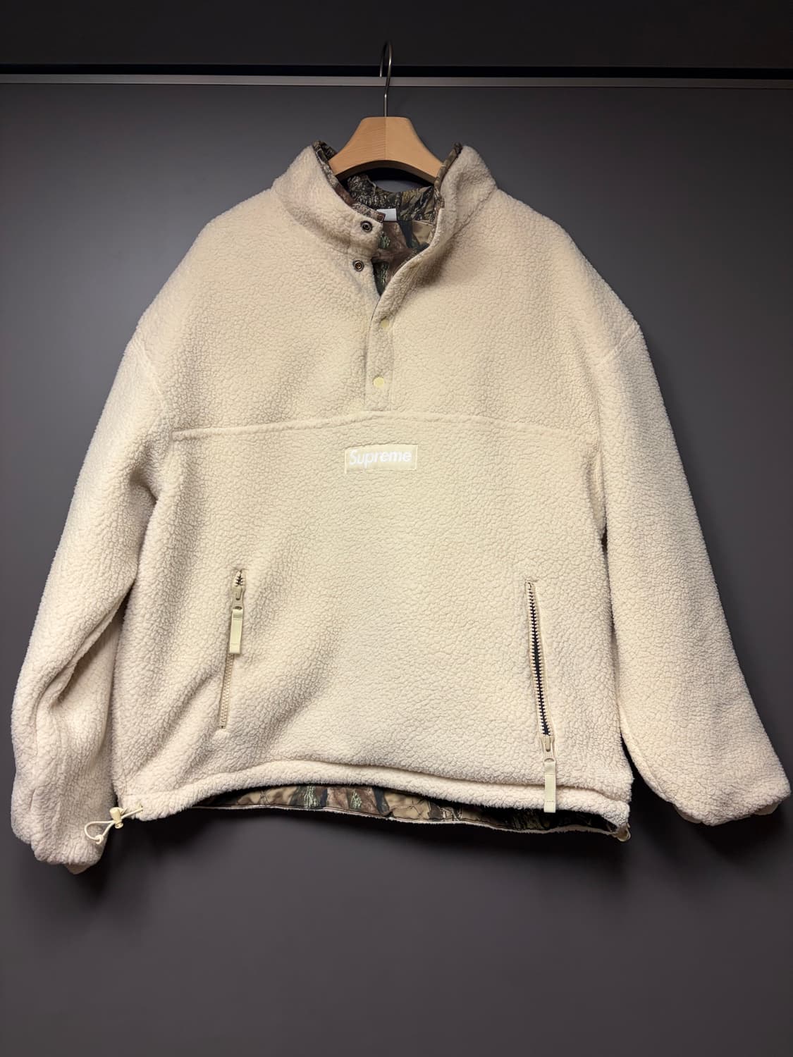 슈프림 폴라텍 셔링 리버시블 풀오버 S사이즈 상품이미지5