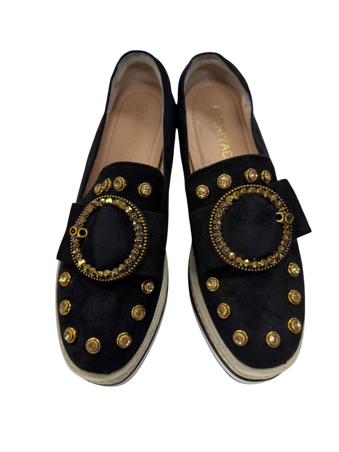 여성39/ 장식 플랫폼 로퍼 블랙 상품이미지2