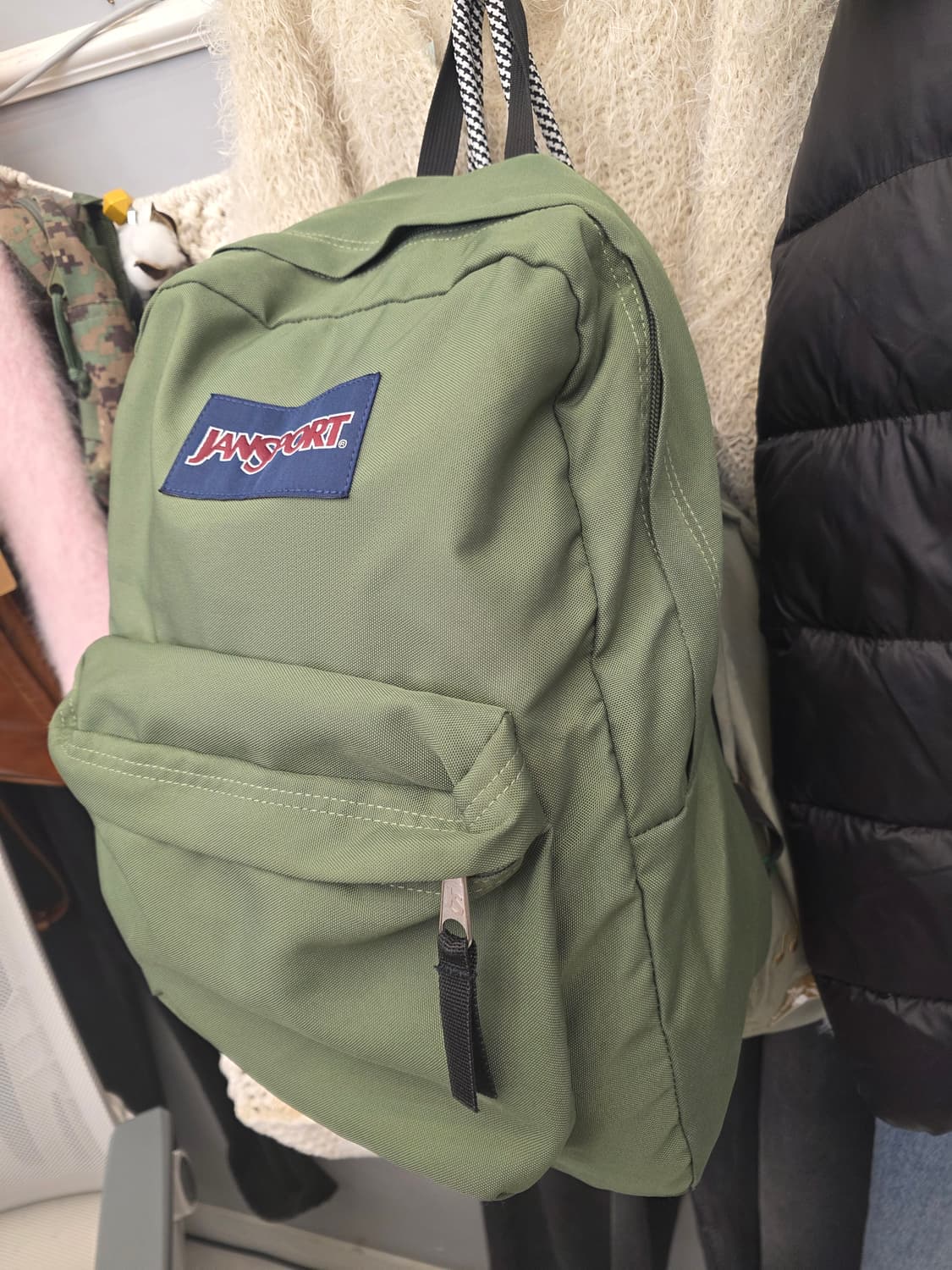 잔스포츠  슈퍼브레이크 그린 카키 백팩 상품이미지3
